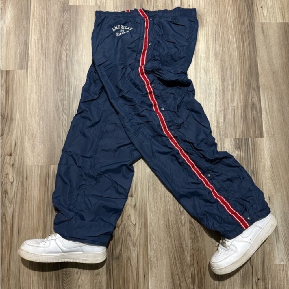 Vintage American Eagle Insulated Ripaway Track Pants • Size XL